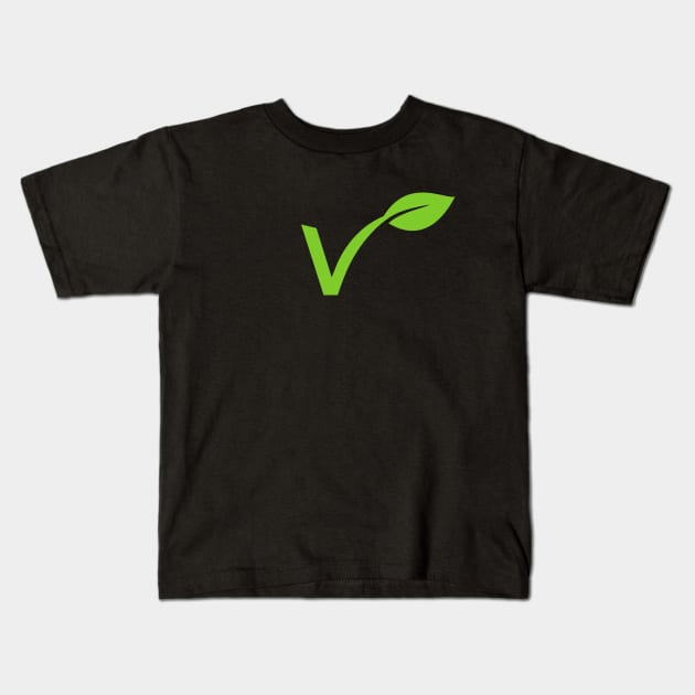 Vegan sign Kids T-Shirt by Gluten Free Traveller